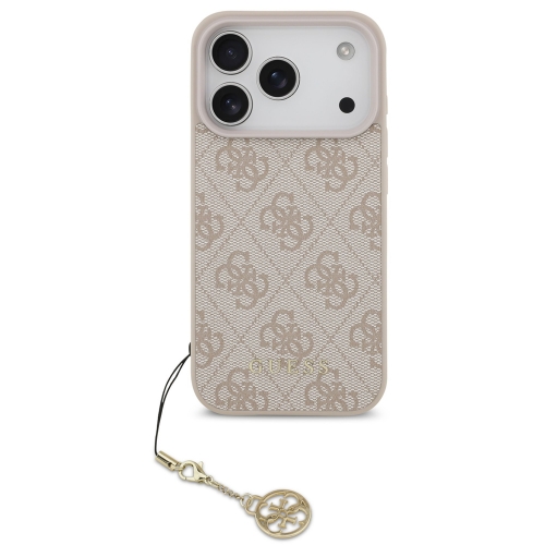 Калъф Guess 4G Charm за iPhone 17 Pro Max, розов