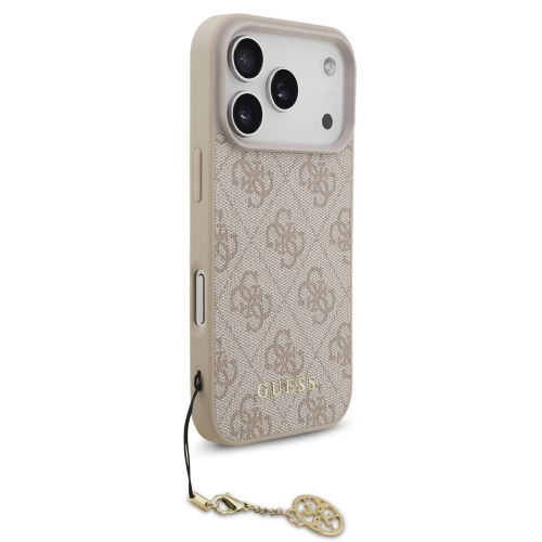 Калъф Guess 4G Charm за iPhone 17 Pro Max, розов