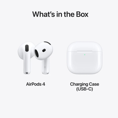 Слушалки Apple AirPods 4, mxp63zm, USB-C 