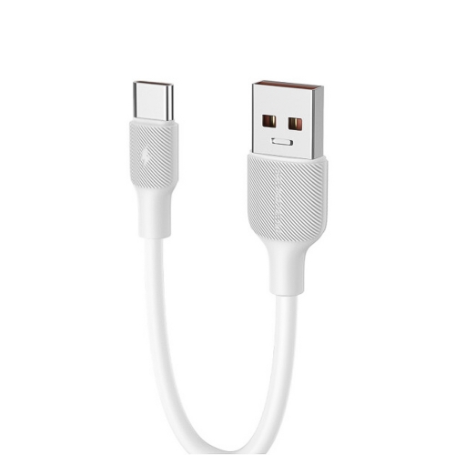 Кабел Sendem M63T USB към USB-C, Short, 25cm, 100W, Бял