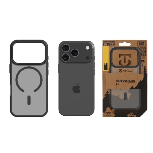 Калъф Tactical MagForce Hyperstealth за iPhone 17 Pro, Черен