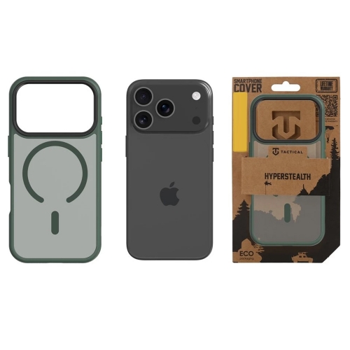 Калъф Tactical MagForce Hyperstealth за iPhone 17 Pro, Зелен