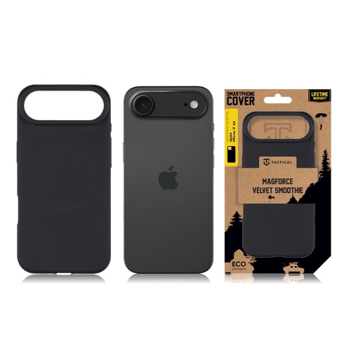 Калъф Tactical MagForce Velvet Smoothie за iPhone 17 Air, Черен