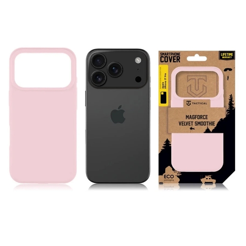 Калъф Tactical MagForce Velvet Smoothie за iPhone 17 Pro Max, Розов