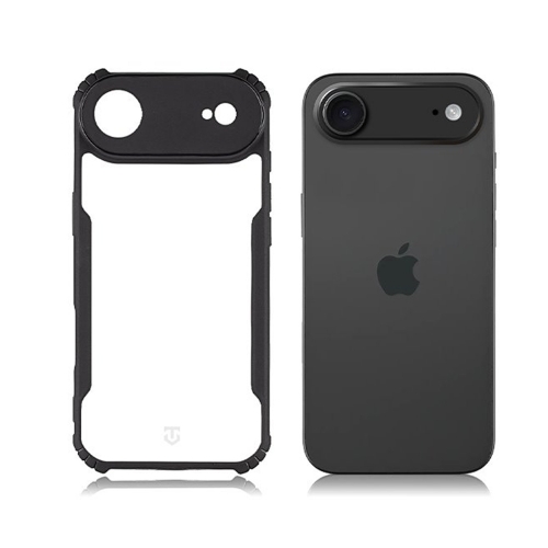 Калъф Tactical Quantum Stealth за iPhone 17 Air, черен-прозрачен