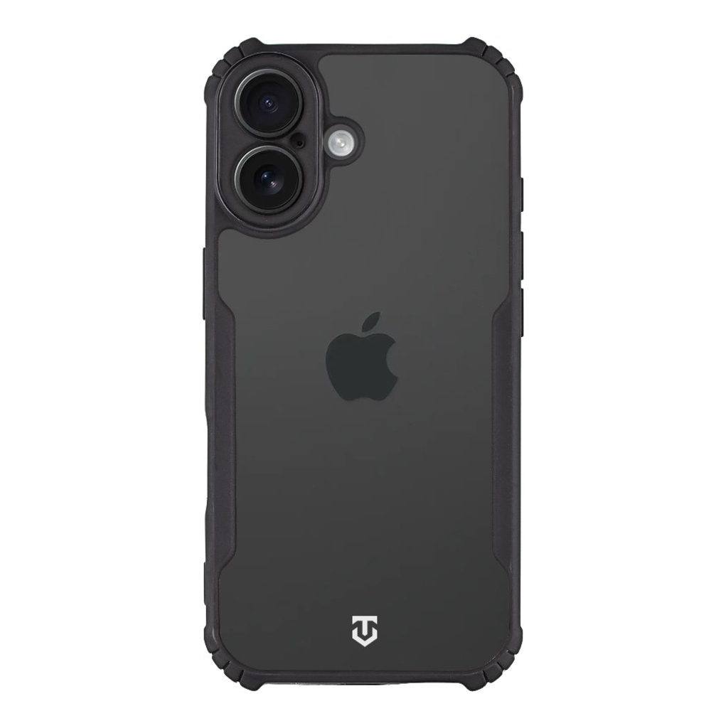Калъф Tactical Quantum Stealth за iPhone 17, черен-прозрачен