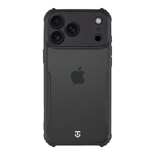 Калъф Tactical Quantum Stealth за iPhone 17 Pro Max, черен-прозрачен