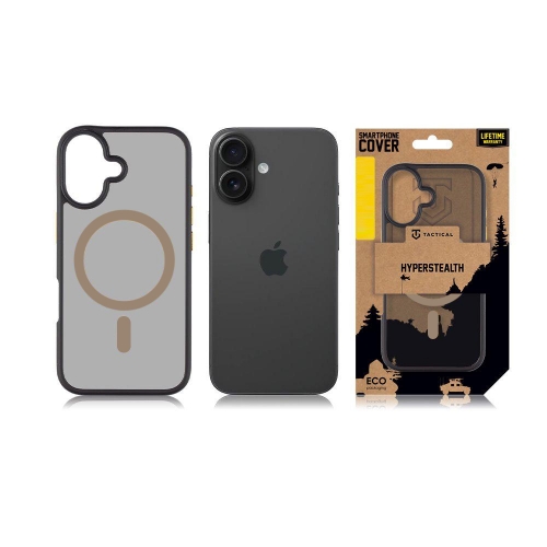 Калъф Tactical MagForce Hyperstealth 2.0 за iPhone 17, черен - кафяв