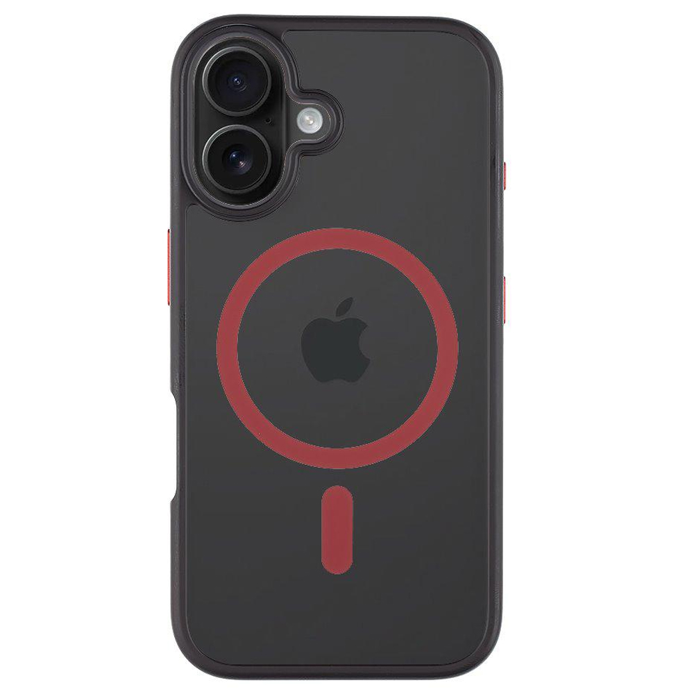 Калъф Tactical MagForce Hyperstealth 2.0 за iPhone 17, черен-червен