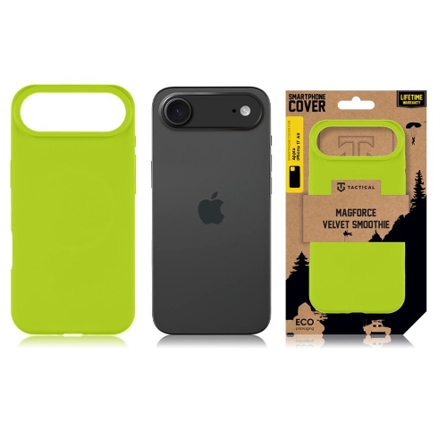 Калъф Tactical MagForce Velvet Smoothie за iPhone 17 Air, Лайм