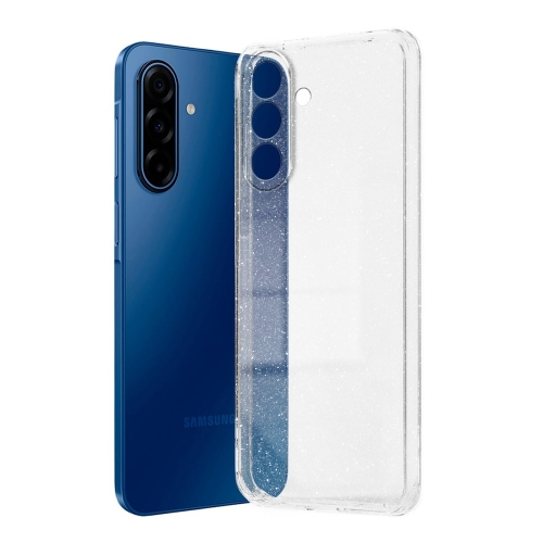 Силиконов калъф Glitter за Samsung Galaxy A17 5G, Прозрачен