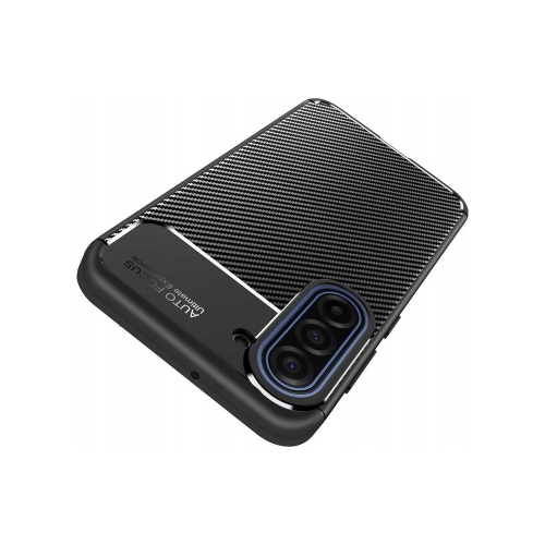 Силиконов калъф Carbon Fiber Texture за Samsung Galaxy A17 5G, черен