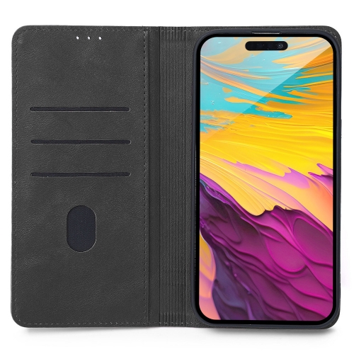 Калъф Тефтер Smart Seam за iPhone 17 Air, Черен