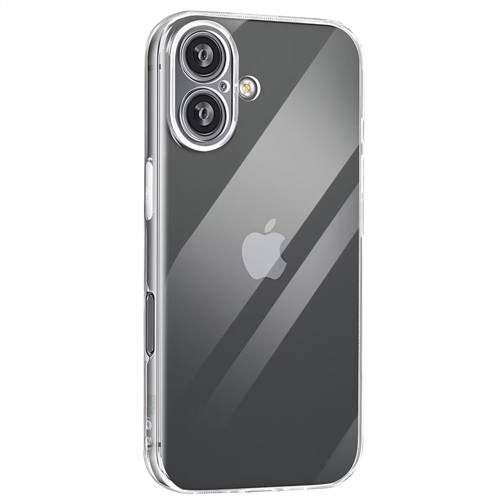 Силиконов калъф за iPhone 17, 2mm, Прозрачен