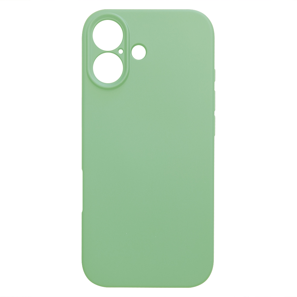 Силиконов калъф Silicone Lite за iPhone 17, зелен