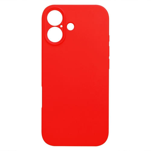 Силиконов калъф Silicone Lite за iPhone 17, червен