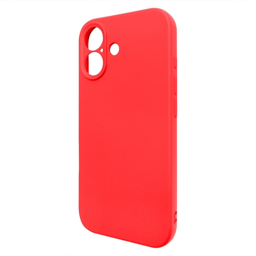 Силиконов калъф Silicone Lite за iPhone 17, червен