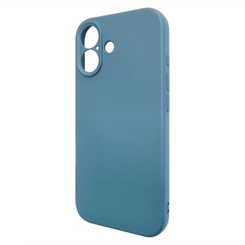 Силиконов калъф Silicone Lite за iPhone 17, тъмно син