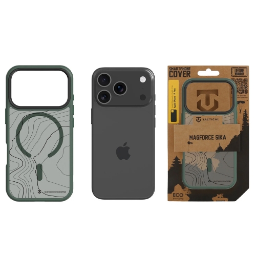 Калъф Tactical MagForce Hyperstealth Sika за iPhone 17 Pro, Зелен