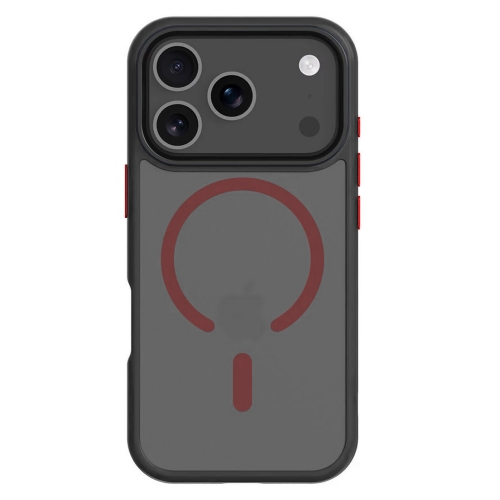 Калъф Tactical MagForce Hyperstealth 2.0 Cover за iPhone 17 Pro Max, черен-червен