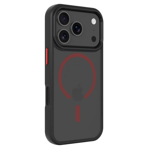 Калъф Tactical MagForce Hyperstealth 2.0 Cover за iPhone 17 Pro Max, черен-червен