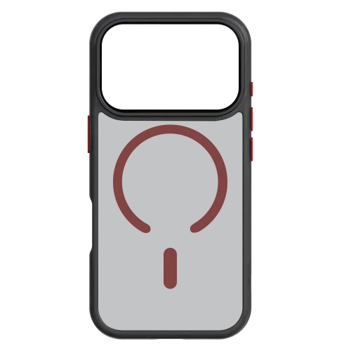 Калъф Tactical MagForce Hyperstealth 2.0 Cover за iPhone 17 Pro Max, черен-червен