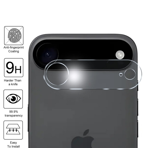 Стъклен Протектор 5D за камерата на iPhone 17 Air, прозрачен