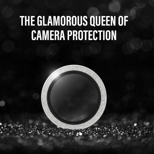 Стъклен Протектор за камера PanzerGlass Hoops Lens Protector за iPhone 17 Air, сребрист с камъчета