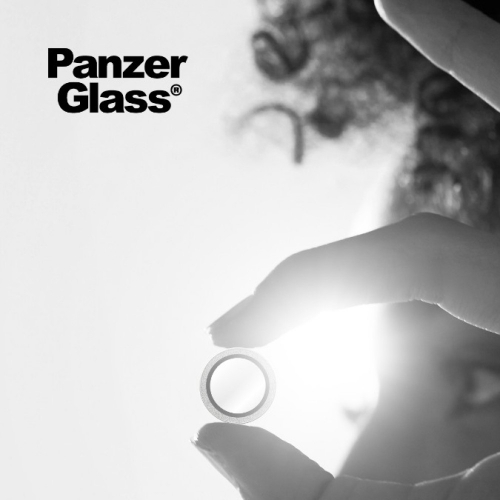 Стъклен Протектор за камера PanzerGlass Hoops Lens Protector за iPhone 17 Air, сребрист с камъчета