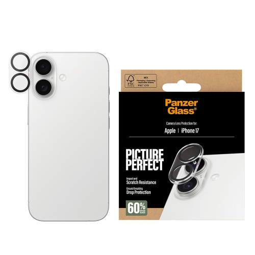 Стъклен Протектор за камера PanzerGlass PicturePerfect за iPhone 17, прозрачен