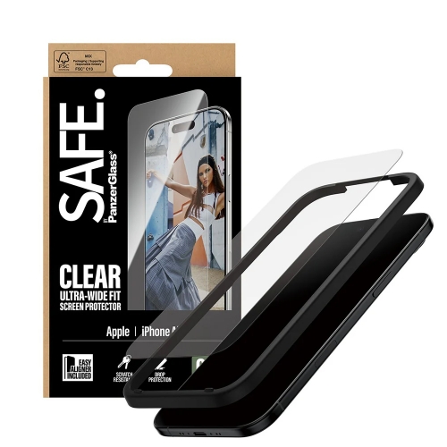 Стъклен протектор Safe за iPhone 17 Air, UWF EasyAligner