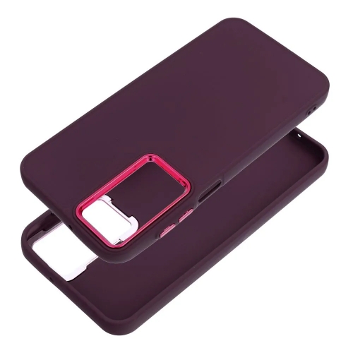 Удароустойчив калъф FRAME за Samsung Galaxy A17, Вишнев