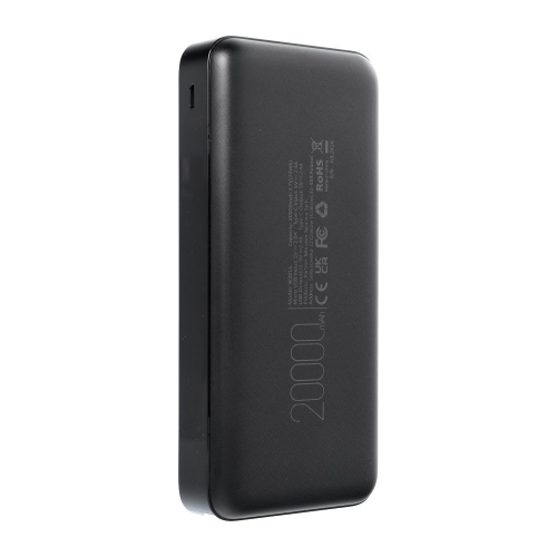 Външна батерия Blue Star, 20000 mAh, 2.1A, W2015, черен