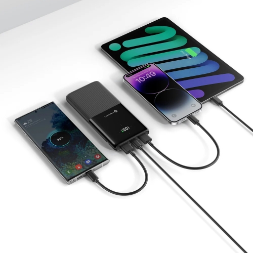 Външна батерия Forcell F-Energy, P10k1, PD, QC3.0, 3A, 20W, 10000 mAh, черен