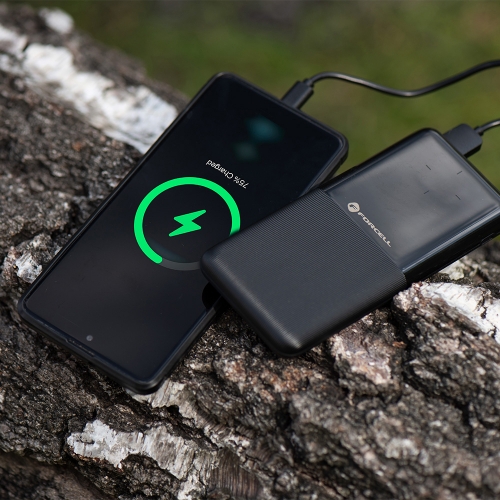 Външна батерия Forcell F-Energy, P10k1, PD, QC3.0, 3A, 20W, 10000 mAh, черен