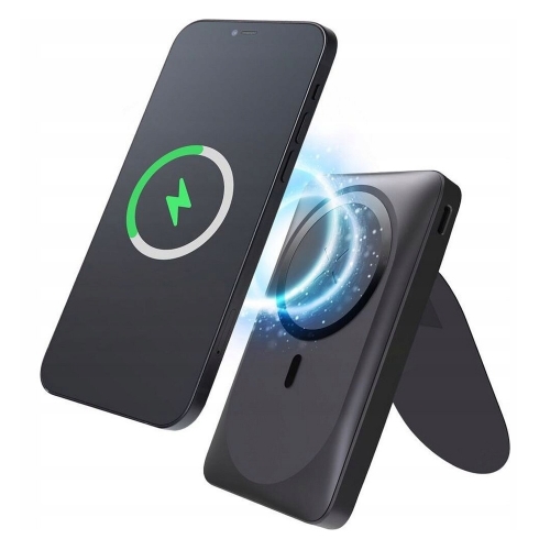 Външна батерия Forcell F-Energy MagStand, F10K2, QC3.0, PD, 5A, 20W, 10000 mAh, черен