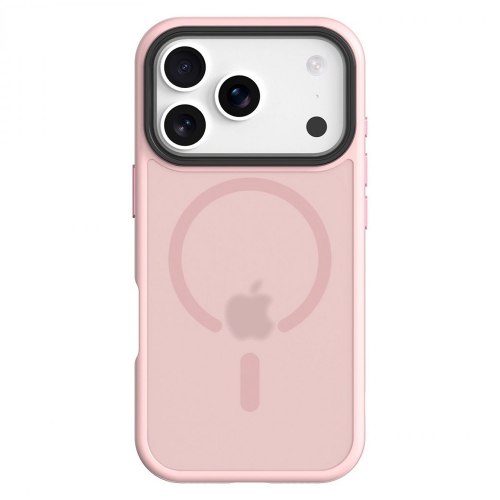 Удароустойчив калъф Tactical MagForce Hyperstealth за iPhone 17 Pro, розов