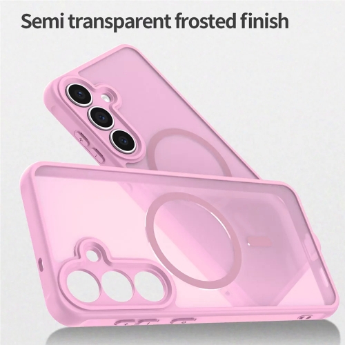 Удароустойчив калъф Techsuit HaloFrost II MagSF за Samsung Galaxy S25 FE, розов