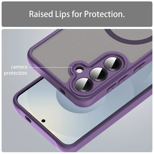 Удароустойчив калъф Techsuit HaloFrost II MagSF за Samsung Galaxy S25 FE, Лилав