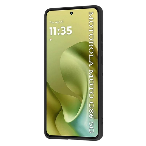 Силиконов калъф Techsuit SoftFlex за Motorola Moto G86, черен
