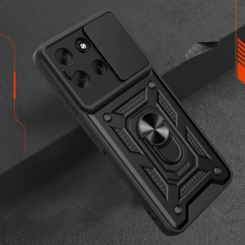 Удароустойчив Калъф Techsuit CamShield за Motorola Moto G86, черен