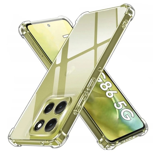 Силиконов калъф Techsuit Shockproof за Motorola Moto G86, Прозрачен