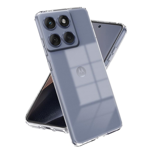 Силиконов калъф Techsuit Clear за Motorola Moto G86, прозрачен