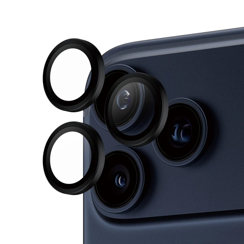 Стъклен Протектор за камера PanzerGlass Hoops Lens Protector за iPhone 17 Pro/ 17 Pro Max/ 16 Pro / 16 Pro Max, черен