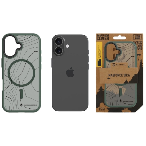 Калъф Tactical MagForce Hyperstealth Sika за iPhone 17, зелен