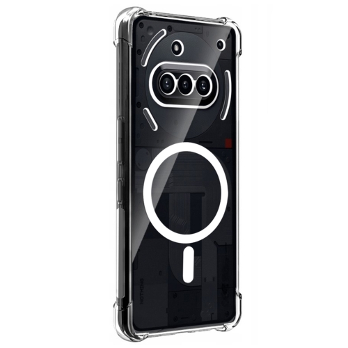 Силиконов калъф Techsuit Shockproof MagSF за Nothing Phone (3a), прозрачен