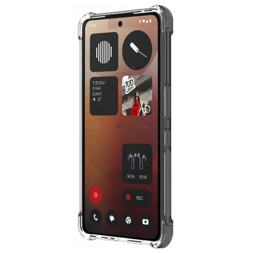 Силиконов калъф Techsuit Shockproof MagSF за Nothing Phone (3a), прозрачен