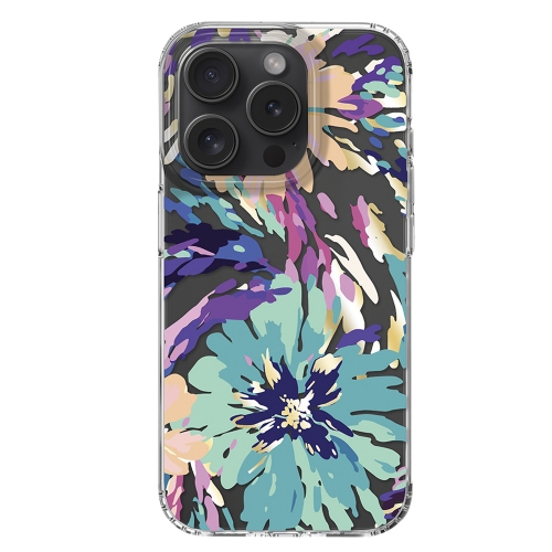 Удароустойчив калъф IMD print за iPhone 15 Pro, Арт цветя