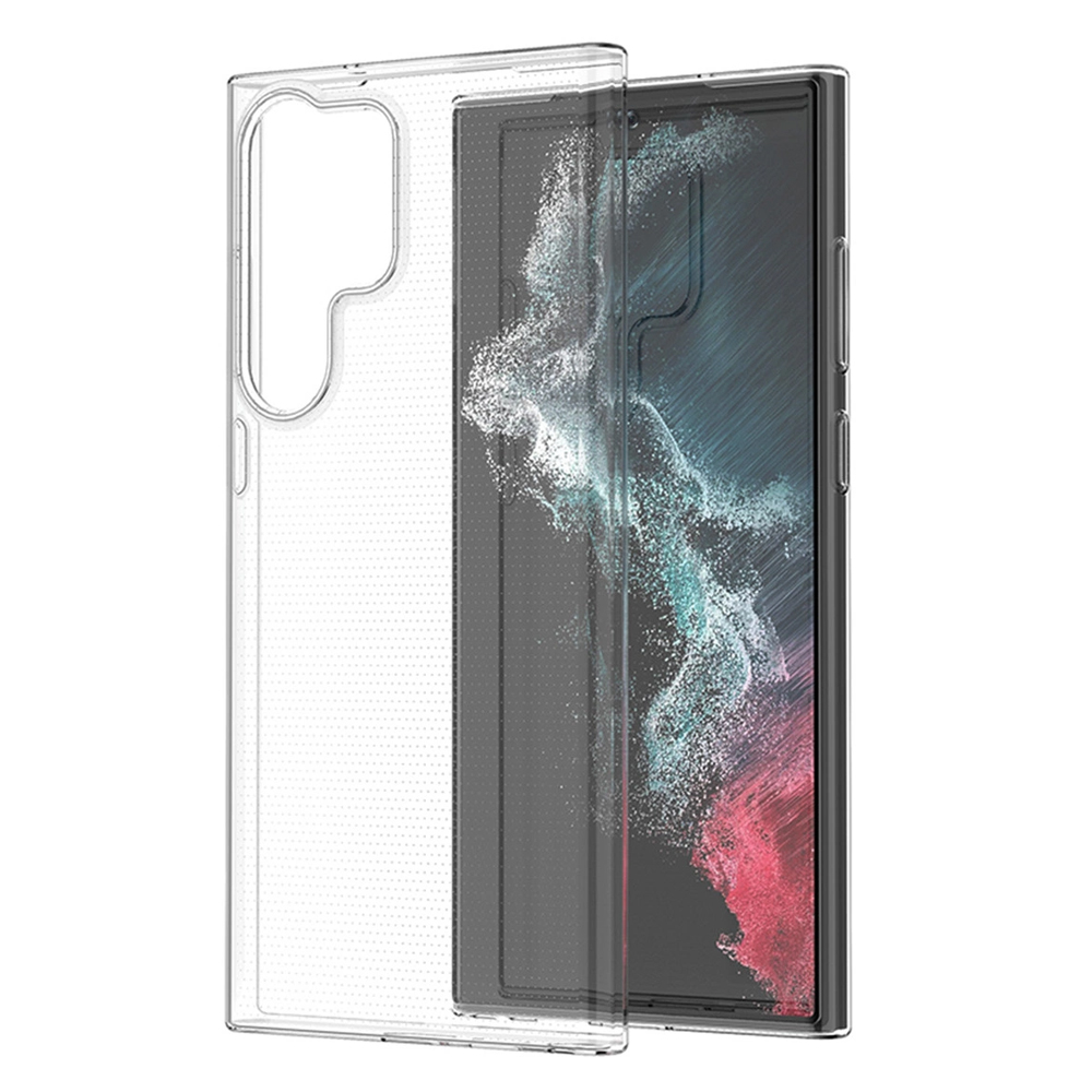 Силиконов калъф за Samsung Galaxy S23 Ultra, 1mm, прозрачен