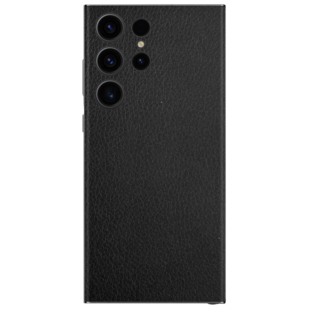 Фолио Протектор за Samsung Galaxy S25 Ultra, черна кожа